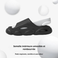 Voga Pantufas com sola grossa para homens/mulheres