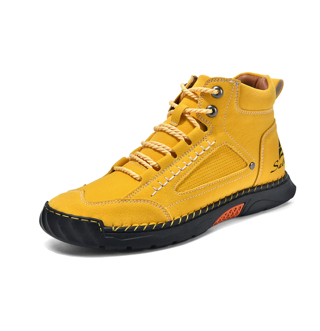 VogSalkin 2.0 - Bottes Barefoot tout-terrain à semelle vulcanisée et cuir vegan imperméable