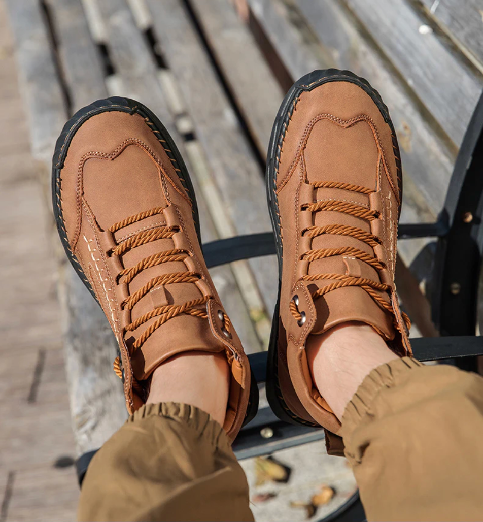 VogSalkin 2.0 - Bottes Barefoot tout-terrain à semelle vulcanisée et cuir vegan imperméable