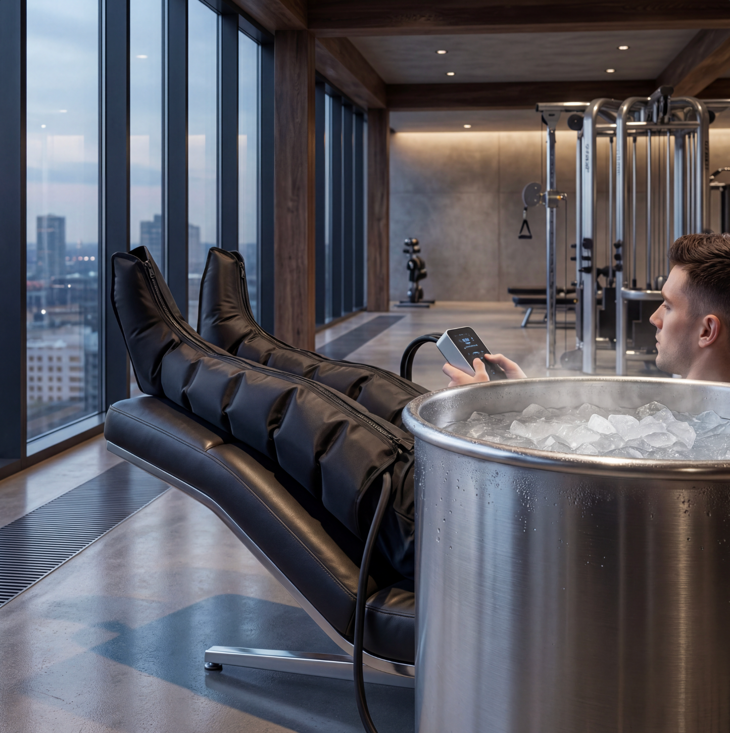 מסאז'ר דחיסה - רגליים שלמות 360° 