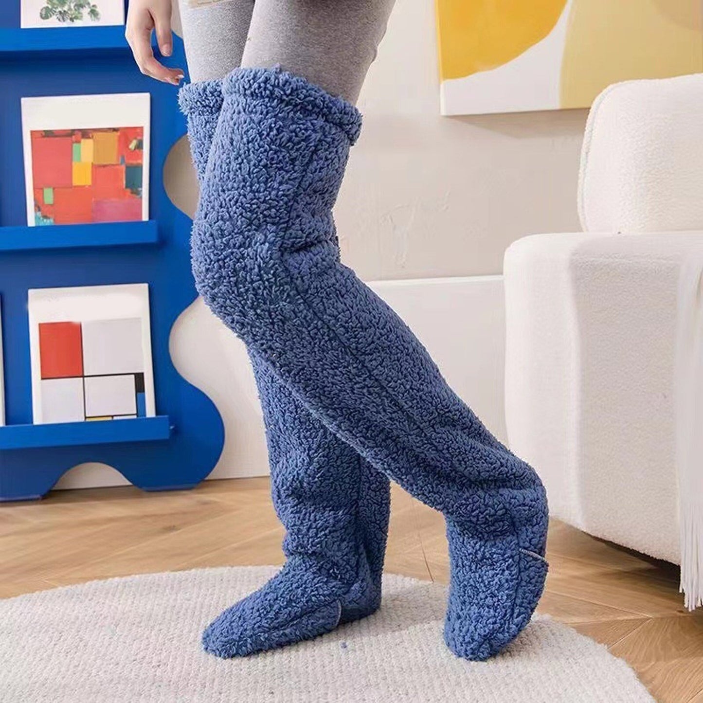 Snuggle Mate : Erittäin pehmeät ja lämpimät talv sockit 